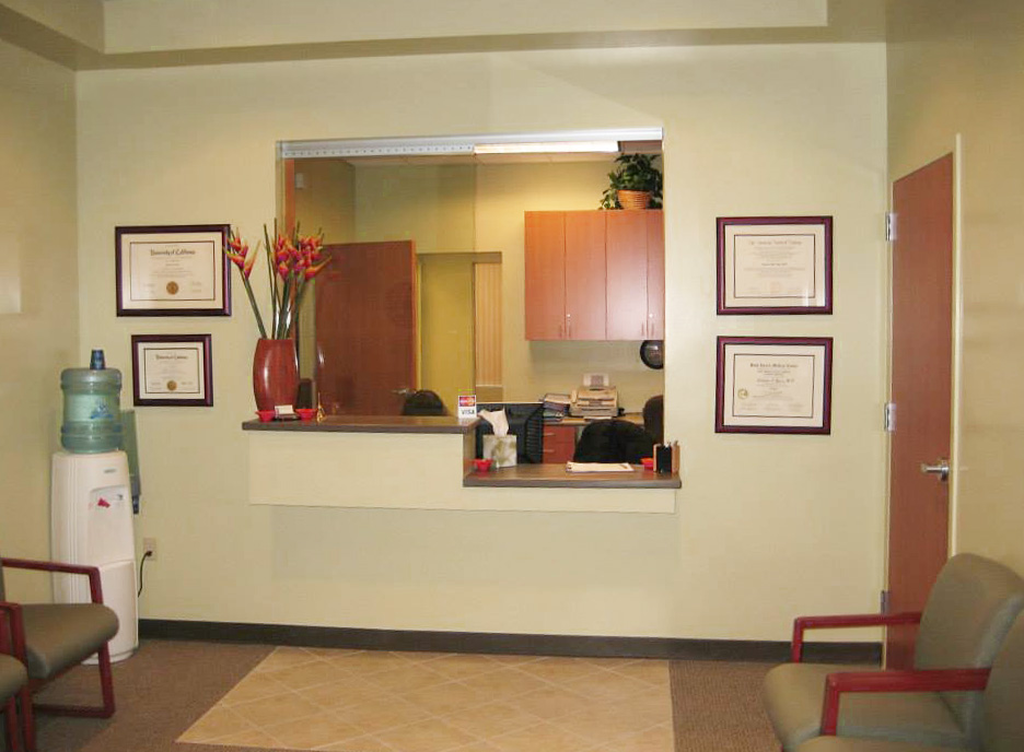 When you arrive at our office of urology, you'll receive a warm welcome from our friendly staff.
